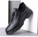 Men's Leather Shoes 25 New Style Single Cotton British-style Business Leather Shoes_vogvips.com
