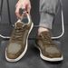 Men's Shoes Middle-aged Dad Outdoor Mesh Sports Casual Shoes Men's Non-slip Mountaineering_vogvips.com