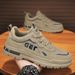 Labor Protection 2025 New Summer Workwear Construction Site Mesh Board Breathable Men's Anti Slip Work Shoes_vogvips.com