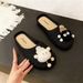 Breathable Closed-toe Faux-woven Hollow Wear-resistant Women's Slippers 2026, Versatile New Comfortable For Outdoor_vogvips.com