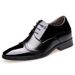 New British Business Dress Leather 8CM Invisible Inner Height Shoes Lace Up Fashion Lightweight Men's Singles_vogvips.com