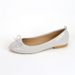 Ballet Style Round Toe Flat Soft Leather 2025 New Spring Summer Bowknot Casual Red Women's Shoes_vogvips.com