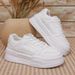 Soft Leather Thick-soled White Sneakers For Women, 2026 Autumn New Model, Stylish And Versatile Height-increasing Casual_vogvips.com