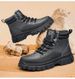 Martin Boots Men's High-top Wind Tooling Rhubarb Boots Men's Velvet Cotton Shoes Platform Outdoor Leather Boots_vogvips.com