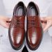 ct Suitable For All Seasons Black Men's Casual Leather Korean Trendy Summer Versatile British Style Height Increasing Business Formal Groom Wedding_vogvips.com