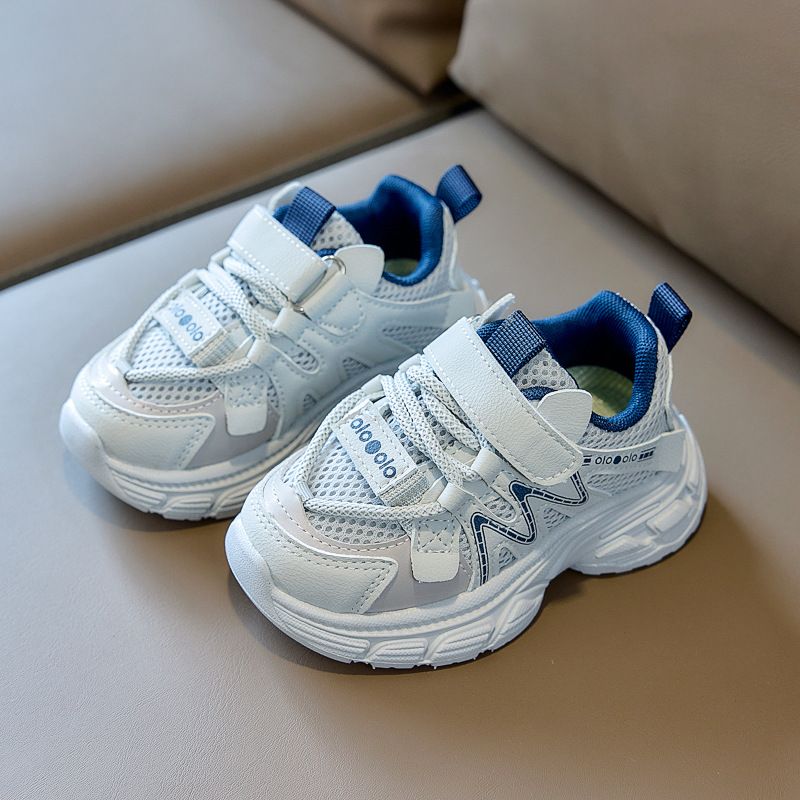 2026 Spring New Children's Sports Double Mesh Breathable Running Lightweight Versatile Comfortable Casual Shoes For Boys_vogvips.com