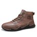 Men's Casual Shoes For Autumn And Winter With Fleece Warmth, Mid-Top Men's Shoes, Soft-Soled Octopus Shoes, Large Size 4_vogvips.com
