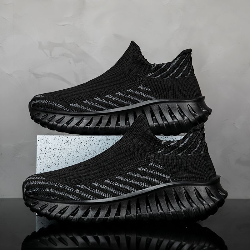 Men Sock Women Running Thick Sole Casual Breathable Sport Couple Walking Fashion Sneakers Shoes_vogvips.com