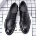 Men's Formal Dress Shoes - Breathable PU Leather Oxfords For Business & Casual Wear, Slip-Resistant & Lightweight, Classic Pointed Toe Design_vogvips.com