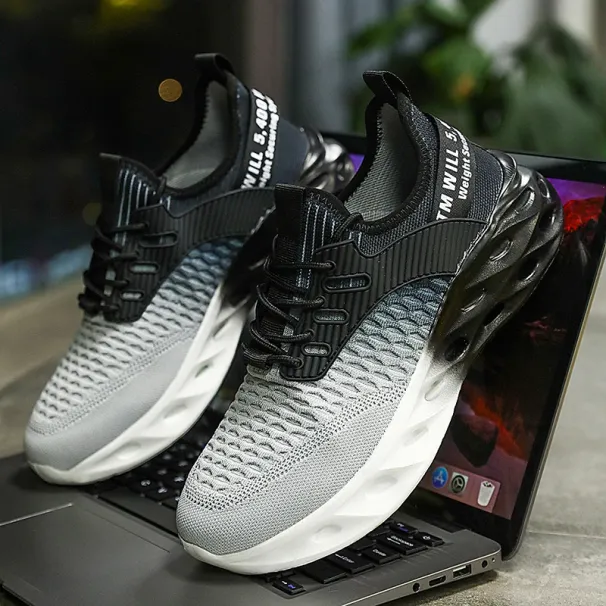 YRZL Men's Sneakers Shoes Summer Breathable Lightweight Comfortable Mesh Sneakers For Outdoor Walking Shoes Men Running Shoes_vogvips.com