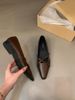 Black 2025 New Summer Flat Bottomed French Spring And Autumn Mary Jane Small Leather Women's Single Shoes_vogvips.com