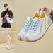 Lightweight Retro German Training Little White Shoes Female Student Flat Casual Shoes_vogvips.com