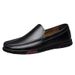 Men's Round Head Leather Men's Casual Single Shoes Overfitting Casual Men's Shoes_vogvips.com