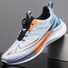 Casual New Gradient Color Youth Sports Breathable Ultra-Light Bottom Rotating Button Men's Running Shoes_vogvips.com