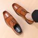 Autumn Three Joint Leather Breathable Business Formal Men's Youth Versatile Wedding British Oxford Shoes_vogvips.com