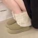 Women's Platform Snow Boots – Fleece Lined Short Winter Boots (Non-Slip & Waterproof)_vogvips.com