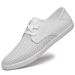 Hollow Breathable Men's Shoes British Style Casual Shoes Single Shoes Men's Shallow Mouth Lace-up Large Size Board Shoes Round Head_vogvips.com