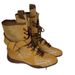 Women Boxing Boots Genuine Leather Casual Martin 2025 New Outdoor Boxing Round Toe Lace-Up Sports Short Boots For Women_vogvips.com