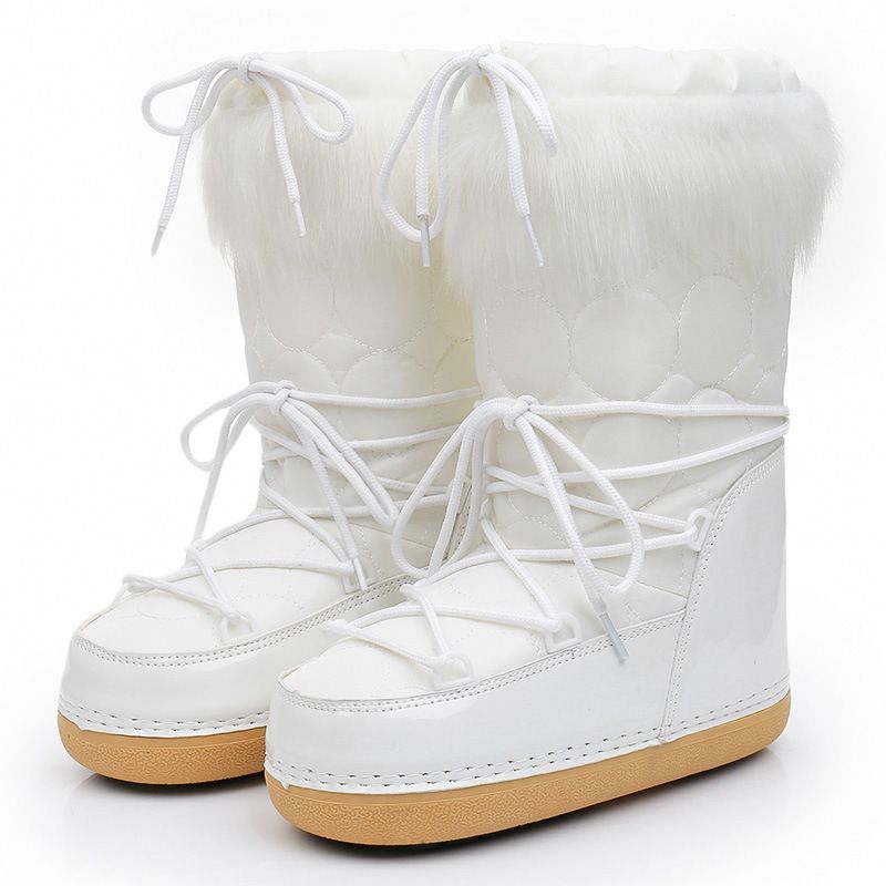Women's Shoes Fashion Space Boots Furry Style Moon Shoes Snow Boots Women Plus Velvet Women_vogvips.com