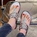 2026 Summer Diamond-encrusted Slippers Women's Seaside Flip-flops Beach Shoes Rhinestone Cold Slippers_vogvips.com