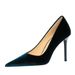 Women's Elegant Pointed Toe High Heel Pumps - Soft Suede Upper, Comfortable 6-8cm Heel, Perfect For Parties & Evening Events (Multiple Colors)_vogvips.com