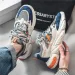 Men's Sports New Mesh Autumn Casual Style Athleisure Versatile Heightened Running Trend Clunky Shoes Beige Free Shipping_vogvips.com