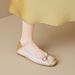 French Single Shoes Women's Flat Bow Grandma Shoes Soft Sole Light Mouth Silver Mary Jane Shoes_vogvips.com
