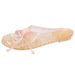 Jelly For Women, Korean Style Fahionable Outdoor Cloed-Toe Flat Shoe, Tranparent With Flower Acceorie, Beach_vogvips.com