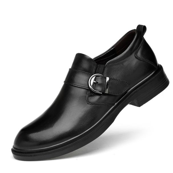 Men's Leather Shoes Commuter Casual Crocodile Leather Shoes Casual Men's Shoes_vogvips.com