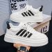 2025 Spring New Breathable White Men's Korean Edition Versatile Sports And Leisure Board Trendy Shoes_vogvips.com