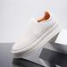 New 2025 Hollow Out Men's For Summer High Looks, Lazy Foot Pedals, White Shoes, Trendy Versatile Sports And Leisure_vogvips.com