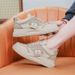 Casual Shoes Women's Height Increase 4cm Soft Sole Sports Shoes Women's Shoes Fashion White Shoes_vogvips.com