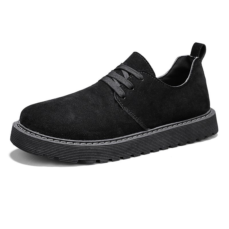 2025 Light Four Seasons Low-Top Large Size Business Casual Suede Trendy Lace-Up Men's Leather Shoes_vogvips.com
