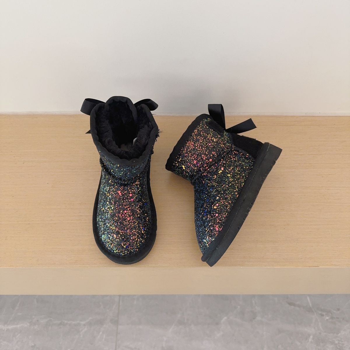 2025 Sequin Lightweight Fleece Lined Winter Boots - Great Outdoor Shoes/Women's Shoes/Women_vogvips.com