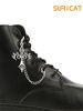 Grunge Punk Gothic Personalized Flame Cross Hip-Hop Charm Shoe Accessories DIY, Halloween_vogvips.com
