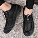 Men's Work Shoes Autumn And Winter Genuine Leather Soft Sole Non-Slip First Layer Cowhide Men's Shoes Closed-Toe Outdoor_vogvips.com