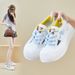 Little White Shoes Female Students Hollow Breathable Thick-soled Heightening Shoes Casual Shoes Board Shoes_vogvips.com