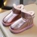 Children's Snow Boots For Boys And Girls 2025 New Style Winter Fleece And Thickened Cotton Shoes_vogvips.com