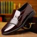 Men's Genuine Leather Business Casual Shoes - Breathable Soft Sole Formal Loafers For Office & Daily Wear (Black/Brown)_vogvips.com