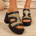 Women's Chunky Heel Open Toe Sandals New European American Style Plus Size Summer_vogvips.com