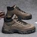 European Warm Series Autumn New High-top Leather Outdoor Sports Martin Boots Fashion Height-increasing Lace-up Travel Casual Men's Shoes_vogvips.com