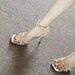 Strappy Fairy-style Skirt And High Heels For Women, Summer 2025 New Model, High-heeled Sandals With Thin Straps_vogvips.com