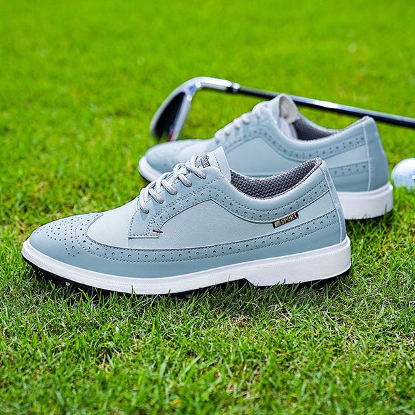 Straight Golf Oversized British Style Casual Sports Shoes, Lightweight And Wear-Resistant Men's Shoes_vogvips.com