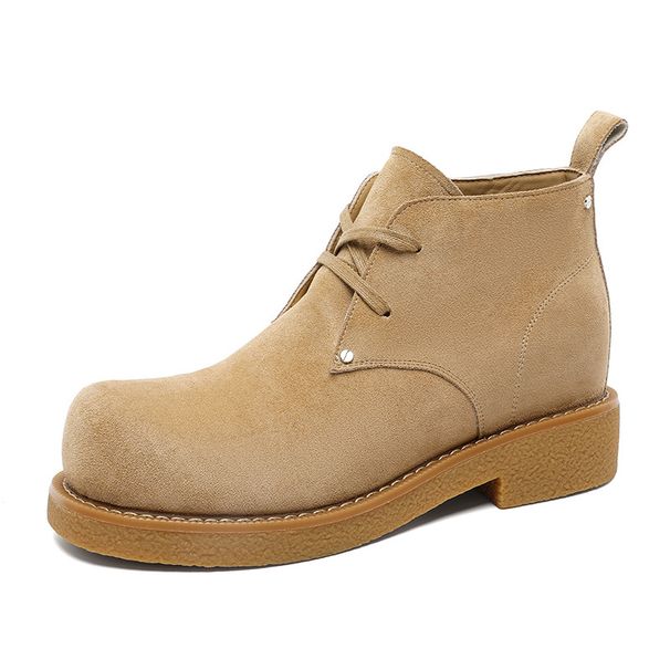 Inner Height Increasing Men's Martin Boots Medium Help Outdoor Tooling Boots Height Increasing Boots_vogvips.com
