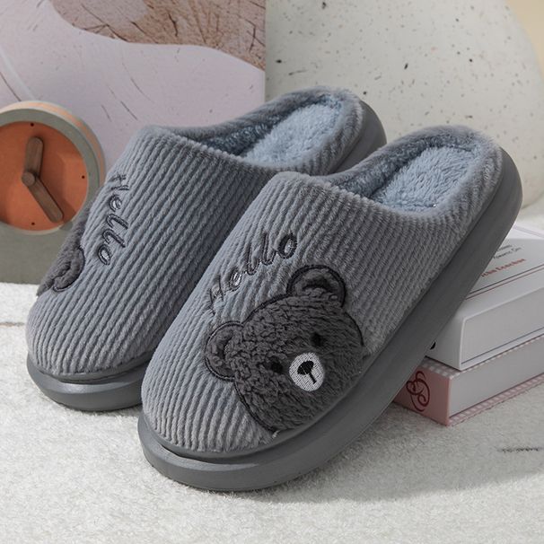 Cotton Women In Autumn Winter, Thick Bottom, Anti Slip EVA New Material, Environmentally Friendly And Plush, Warm Feet_vogvips.com