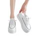 Thick-soled Netted Breadhead Slippers For Women, Summer New Style, One-piece, Heightening, No Heel, Half Slipper_vogvips.com