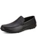 Men's Round Head Shoes Sleeve Casual Men's Casual Leather Shoes Loafer Men's Shoes Dad_vogvips.com