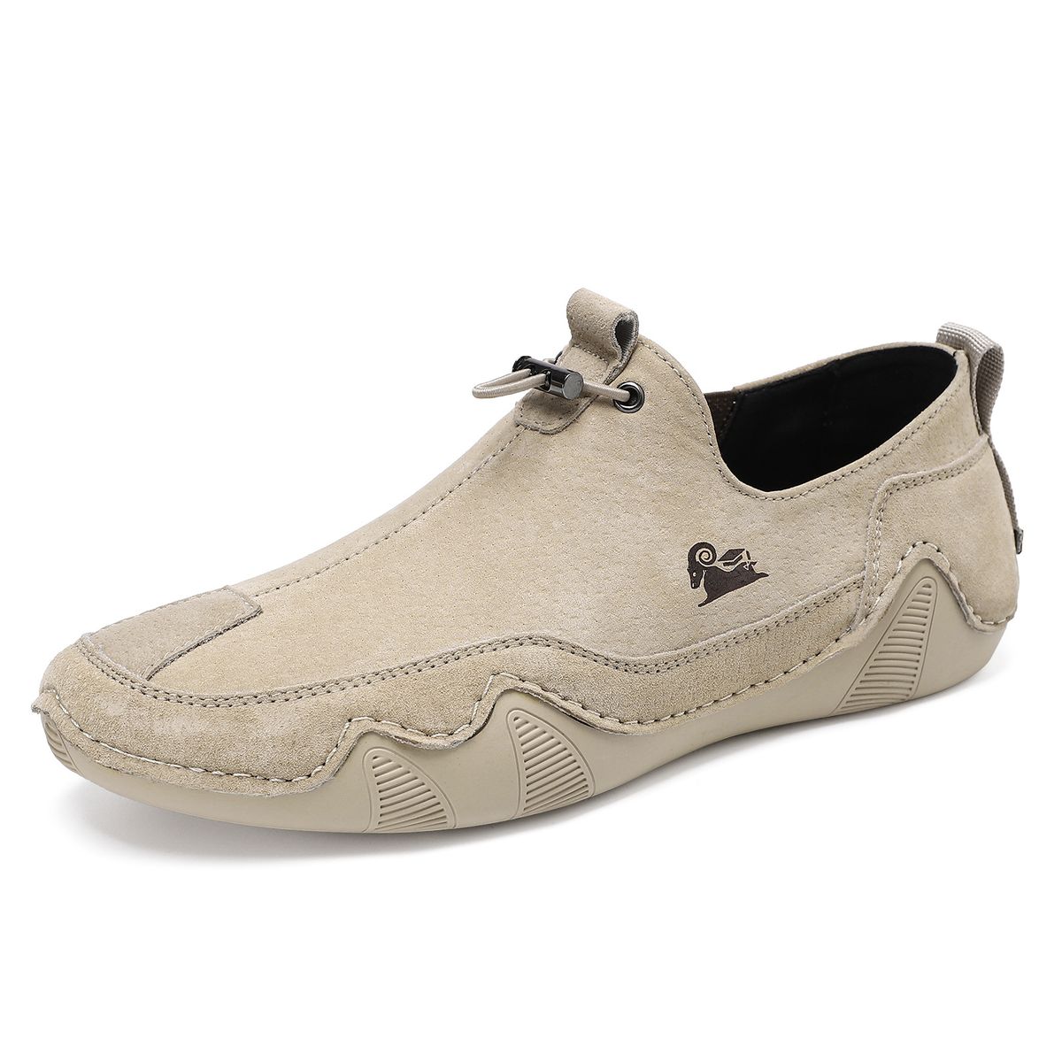 Leather Casual Shoes Men's Shoes Overalls Breathable Lazy Shoes Leather Shoes Versatile Shoes Men's Trendy Shoes_vogvips.com