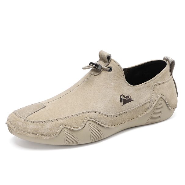 Leather Casual Shoes Men's Shoes Overalls Breathable Lazy Shoes Leather Shoes Versatile Shoes Men's Trendy Shoes_vogvips.com