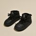 Girls' Winter High-Top Sneakers - Fleece Lined, Non-Slip Sole, Fashionable & Comfortable (Pink/Black/White)_vogvips.com